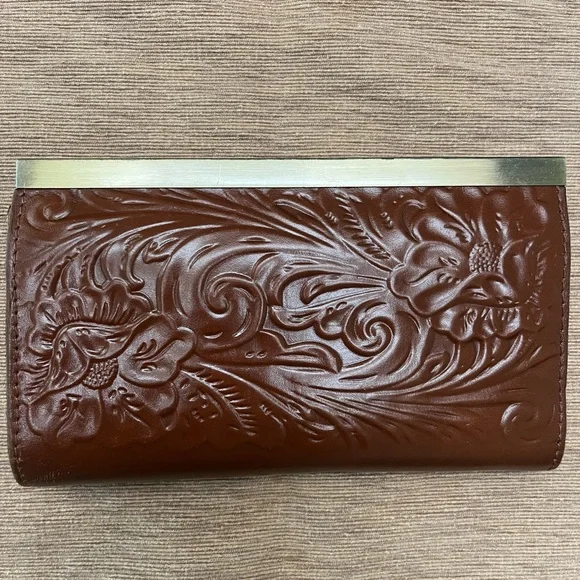 Patricia Nash Brown Embossed Wallet - Picture 4 of 8